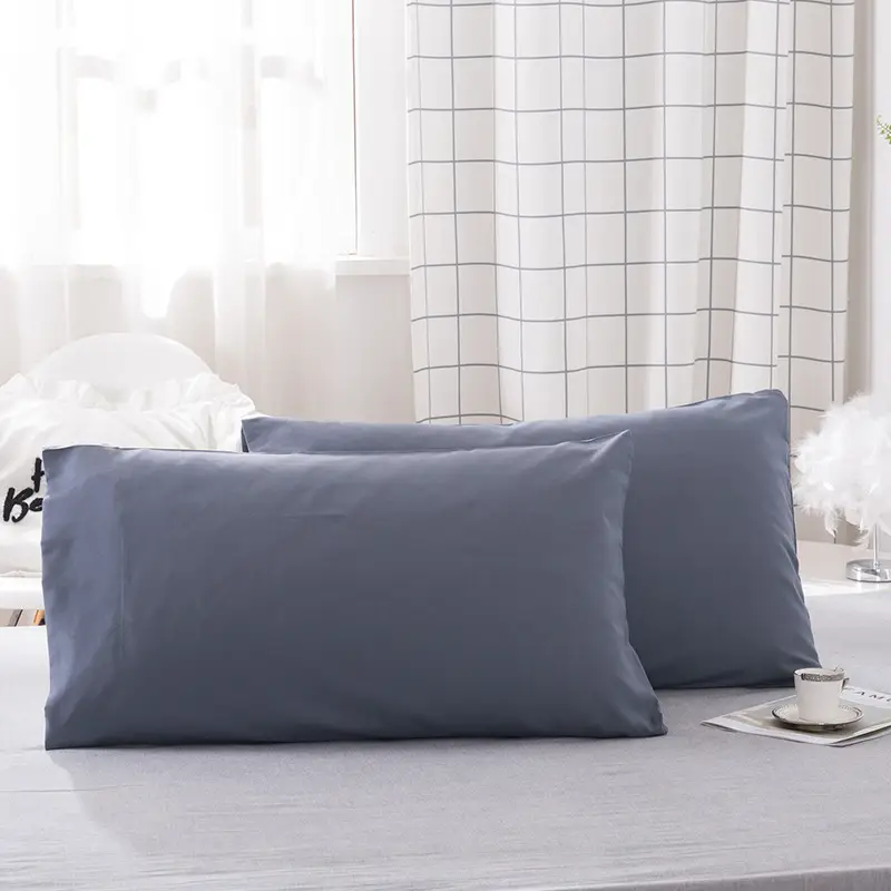 United Road Cross-Border Solid Blue Pillowcase 10x10 - Image 4