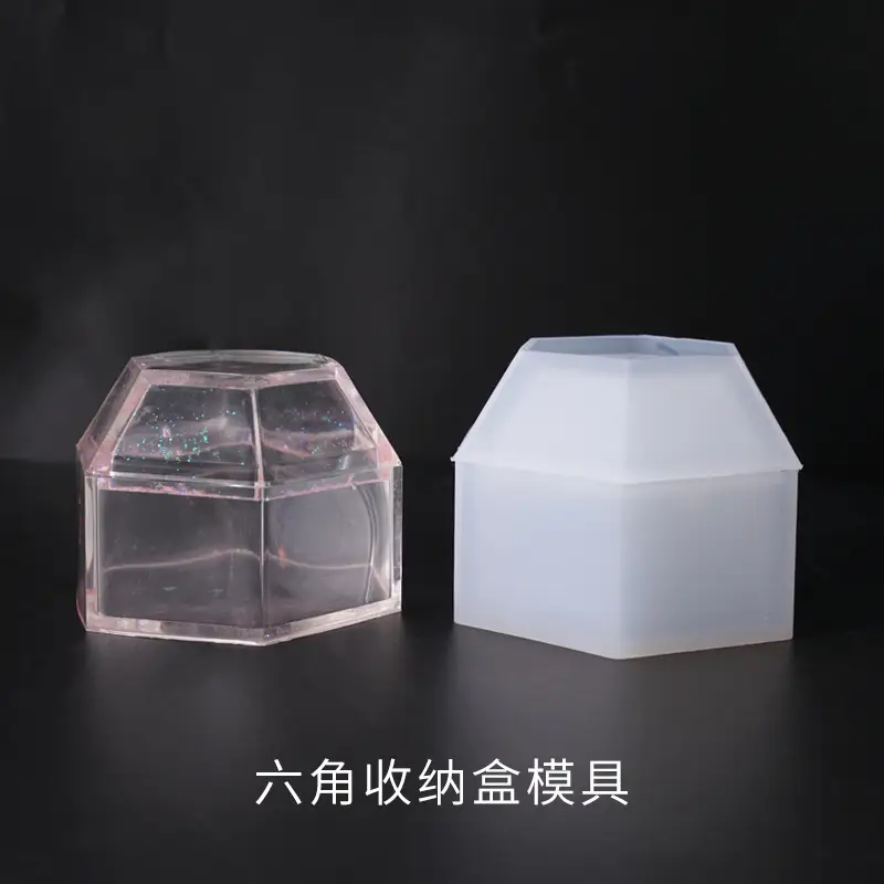 Hexagon Storage Box Mold for Jewelry & Gift Use - Image 2