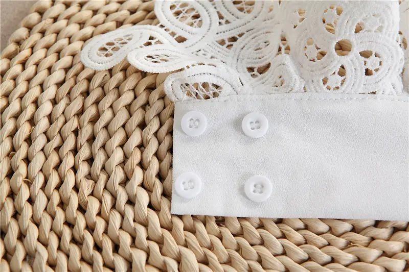 White Lace Cuff Accessory for Women — feature 8