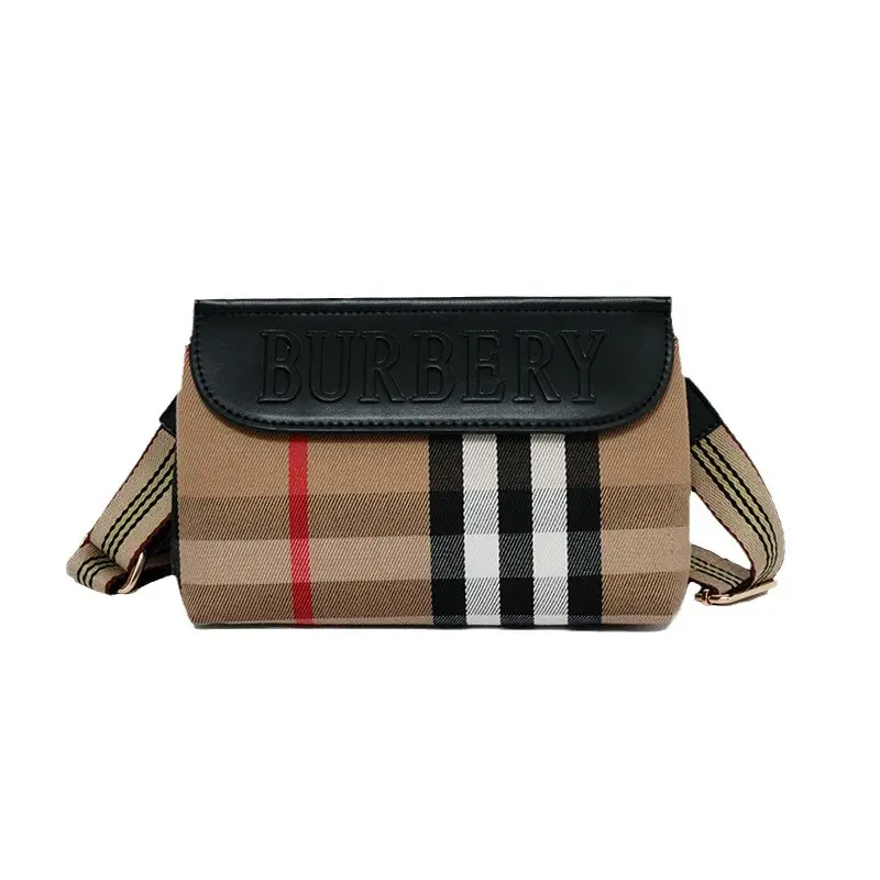 Women Plaid Crossbody Bag Korean Style 2024