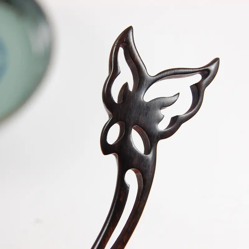 Antique Butterfly Hairpin Wooden Hairpin Accessories