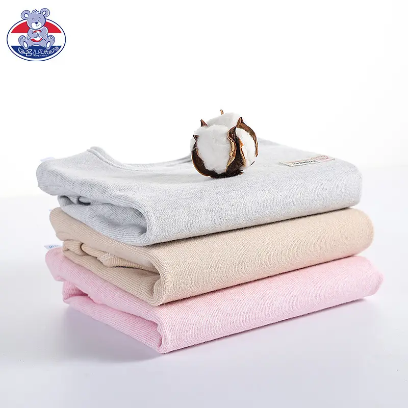Long Sleeve Cotton Sleepwear for Baby Boys Girls Light Blue - Image 10
