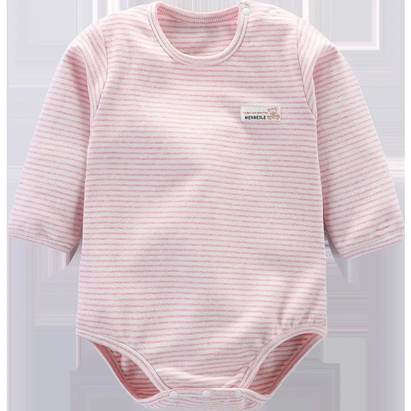 Long Sleeve Cotton Sleepwear for Baby Boys Girls Light Blue - Image 13
