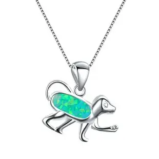 Heart Shaped Opal Pendant Necklace for Women — feature 11