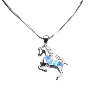 Heart Shaped Opal Pendant Necklace for Women — feature 19