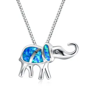 Heart Shaped Opal Pendant Necklace for Women — feature 5