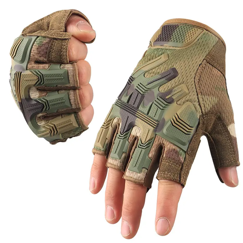 Tactical Military Gloves Green Purple Waterproof Grip