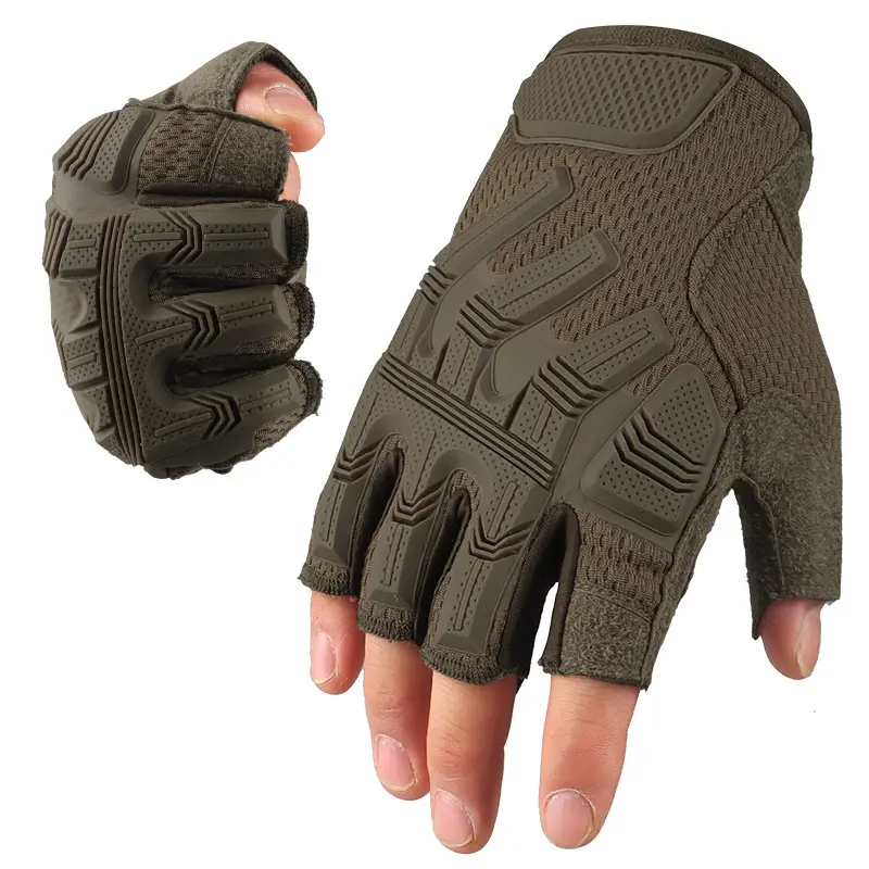 Tactical Military Gloves Green Purple Waterproof Grip