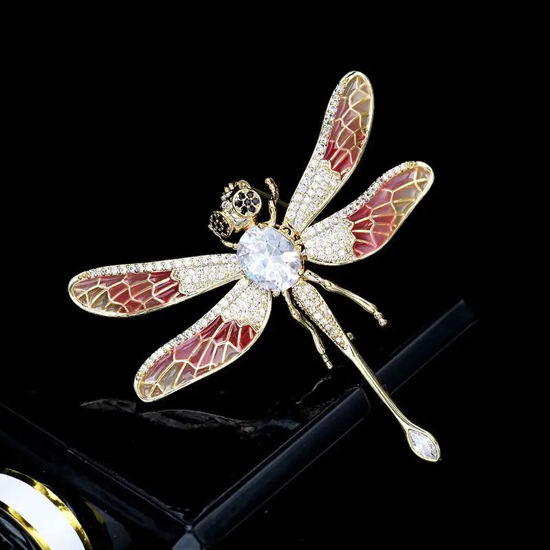 Dragonfly Personalized Wings Painted Corsage Pin Jacket Cardigan Women - Image 4