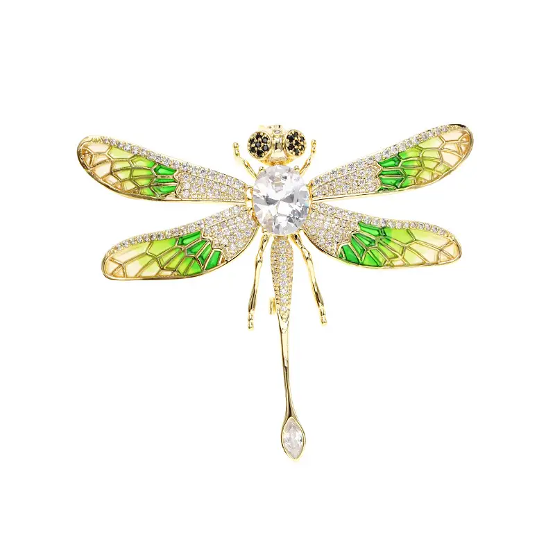 Dragonfly Personalized Wings Painted Corsage Pin Jacket Cardigan Women - Image 6