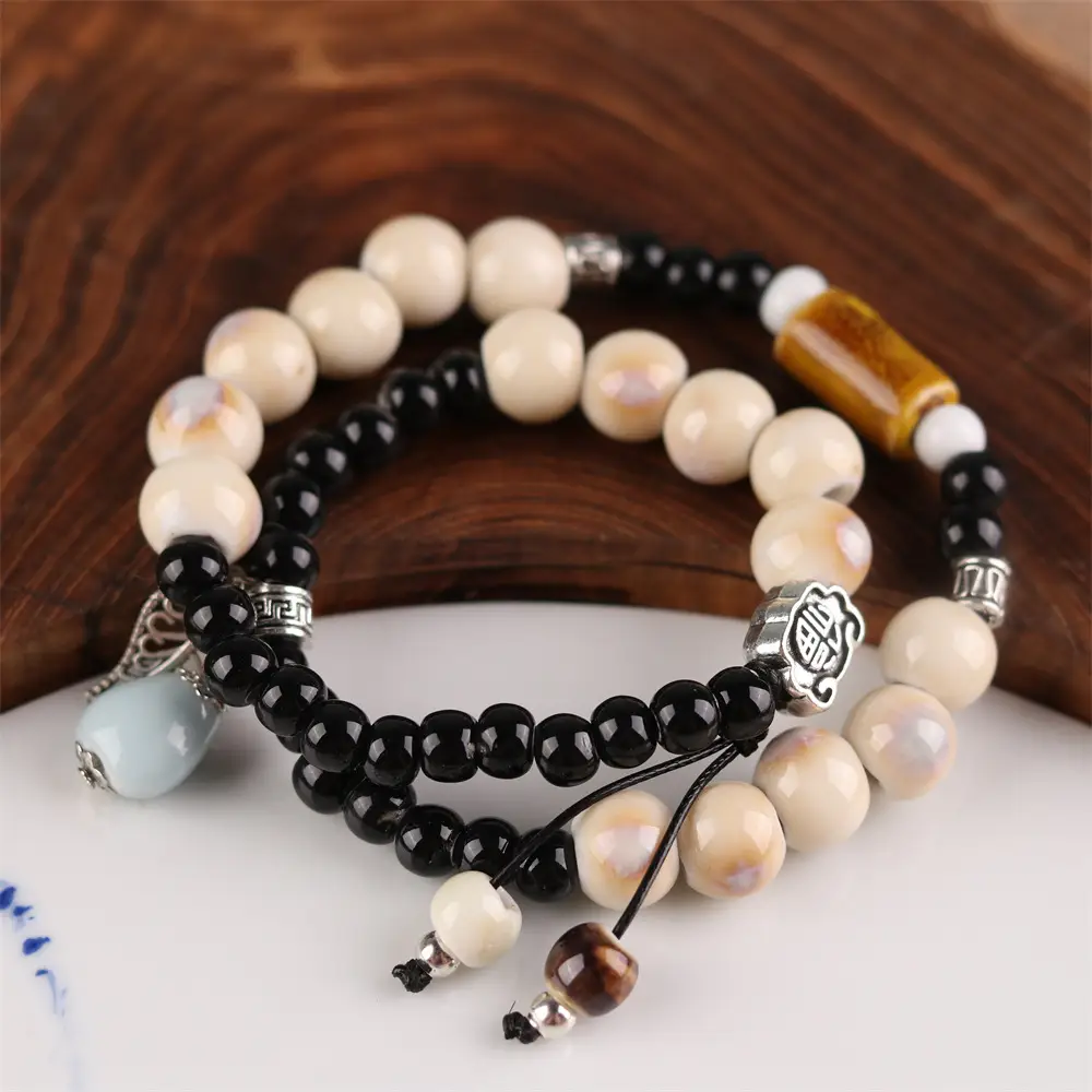 Jingdezhen Ceramic Beaded Bracelet for Women - Image 10