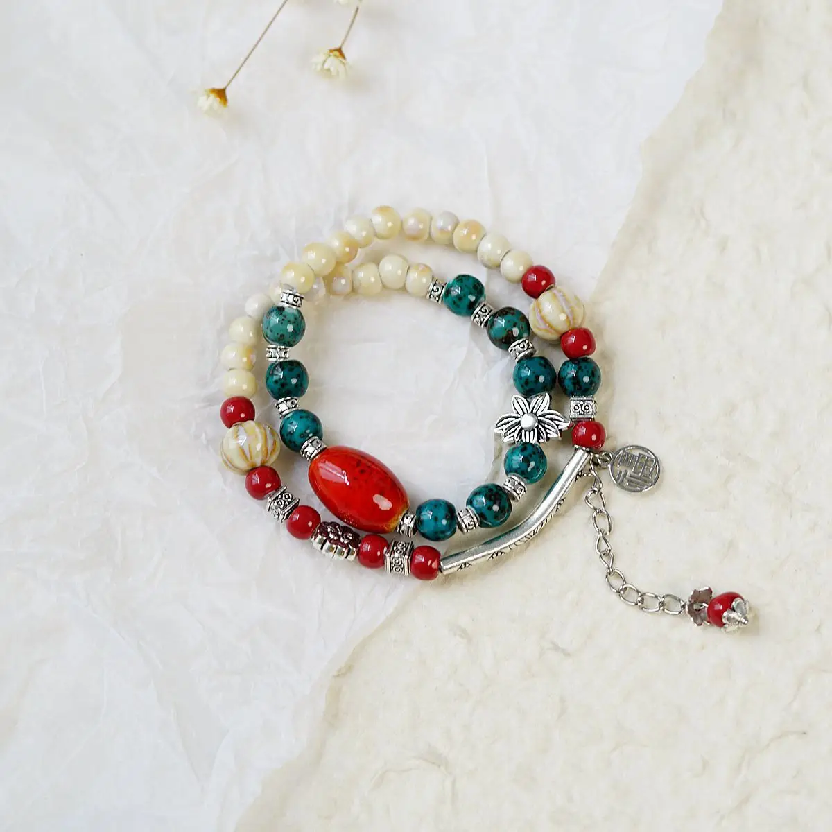 Jingdezhen Ceramic Beaded Bracelet for Women - Image 11
