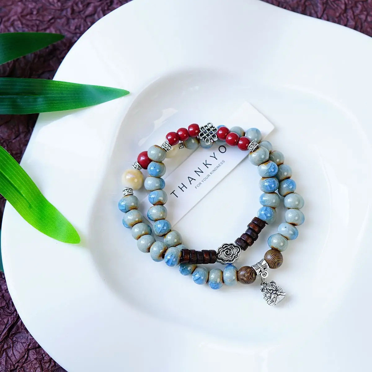 Jingdezhen Ceramic Beaded Bracelet for Women - Image 15