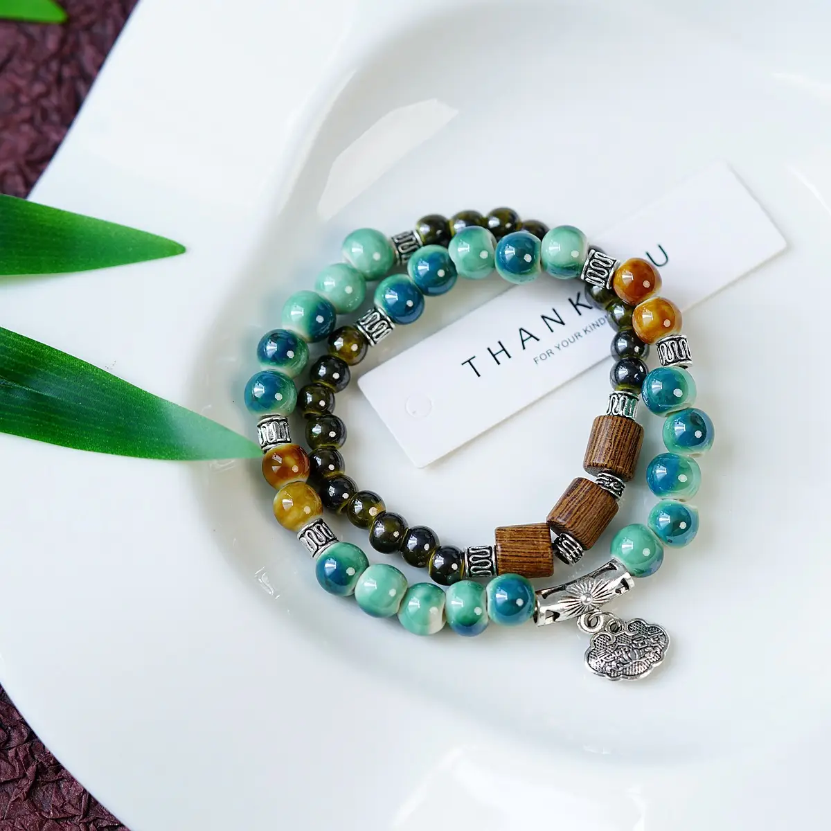 Jingdezhen Ceramic Beaded Bracelet for Women - Image 17