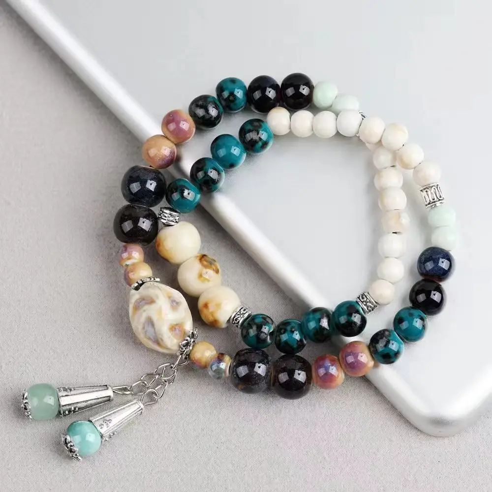 Jingdezhen Ceramic Beaded Bracelet for Women - Image 2