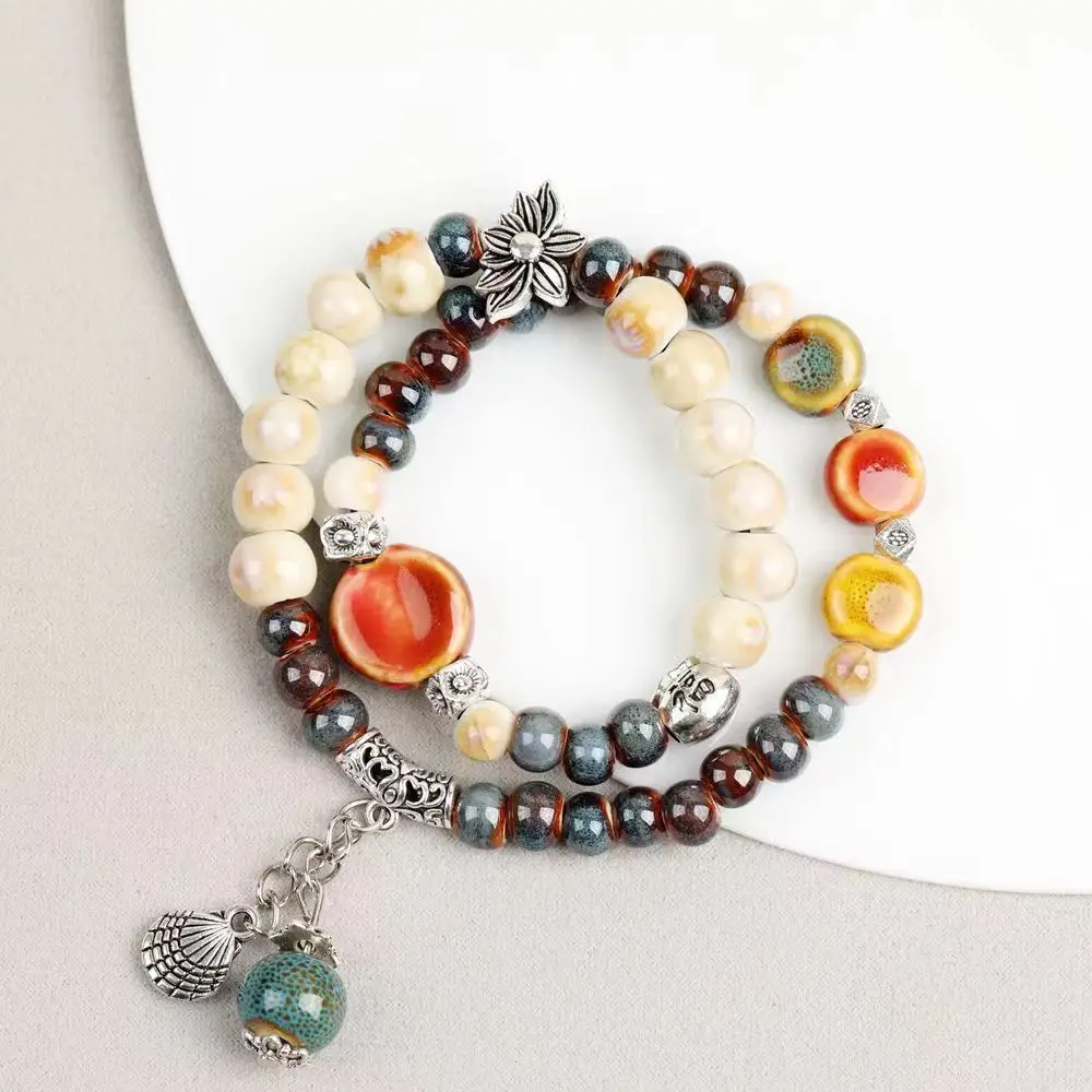 Jingdezhen Ceramic Beaded Bracelet for Women - Image 20