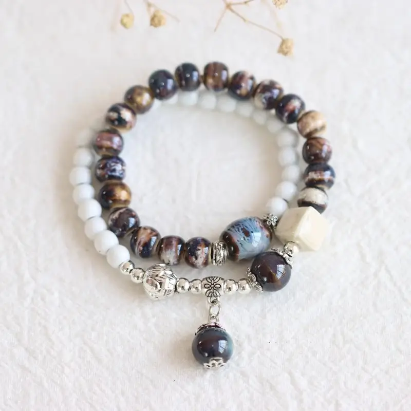 Jingdezhen Ceramic Beaded Bracelet for Women - Image 23