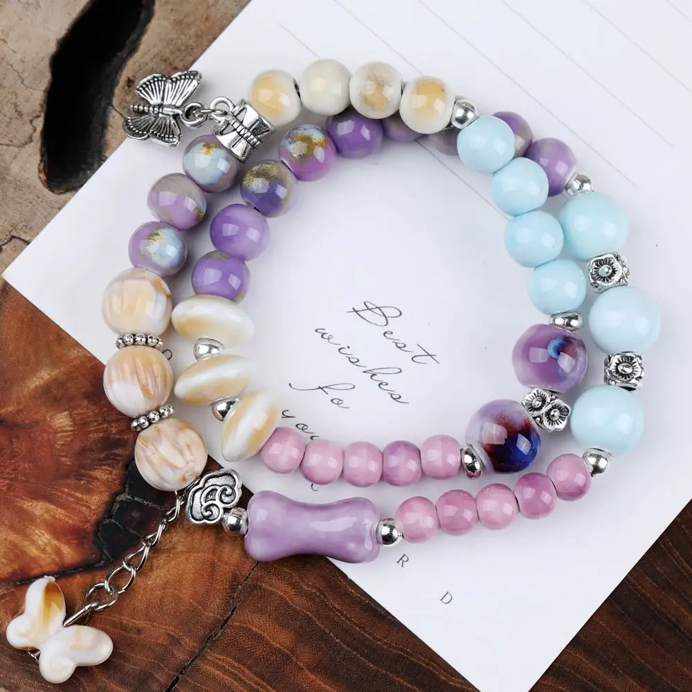 Jingdezhen Ceramic Beaded Bracelet for Women - Image 24