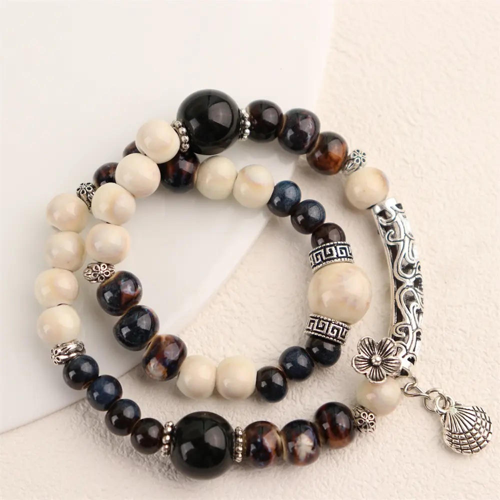 Jingdezhen Ceramic Beaded Bracelet for Women - Image 3
