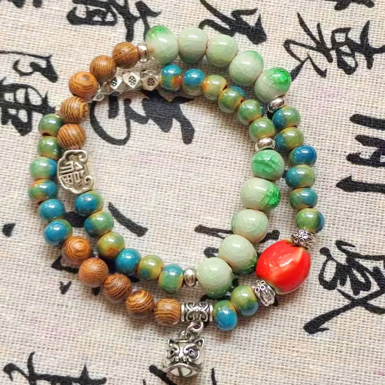 Jingdezhen Ceramic Beaded Bracelet for Women - Image 30