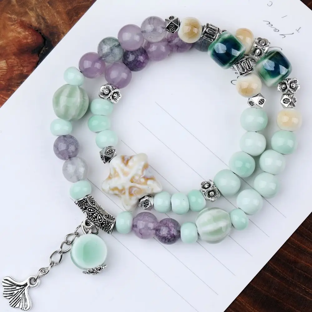 Jingdezhen Ceramic Beaded Bracelet for Women - Image 31