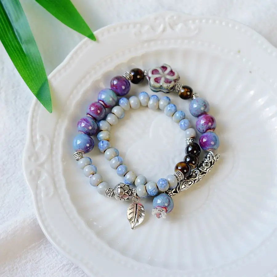 Jingdezhen Ceramic Beaded Bracelet for Women - Image 37