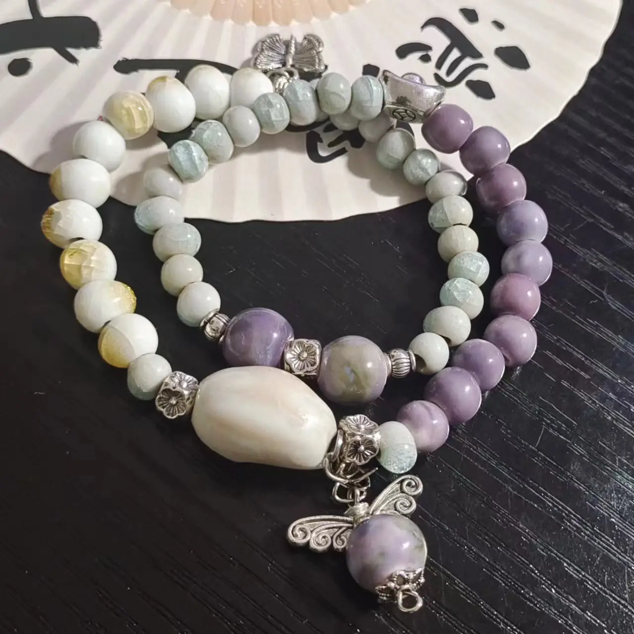 Jingdezhen Ceramic Beaded Bracelet for Women - Image 4