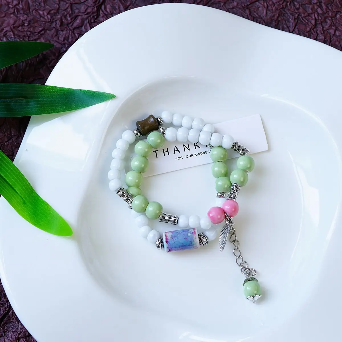 Jingdezhen Ceramic Beaded Bracelet for Women - Image 43