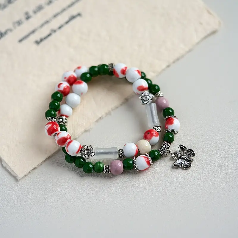 Jingdezhen Ceramic Beaded Bracelet for Women - Image 48
