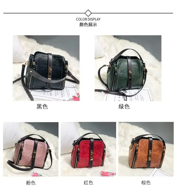 Green Shoulder Messenger Bag for Women — feature 2