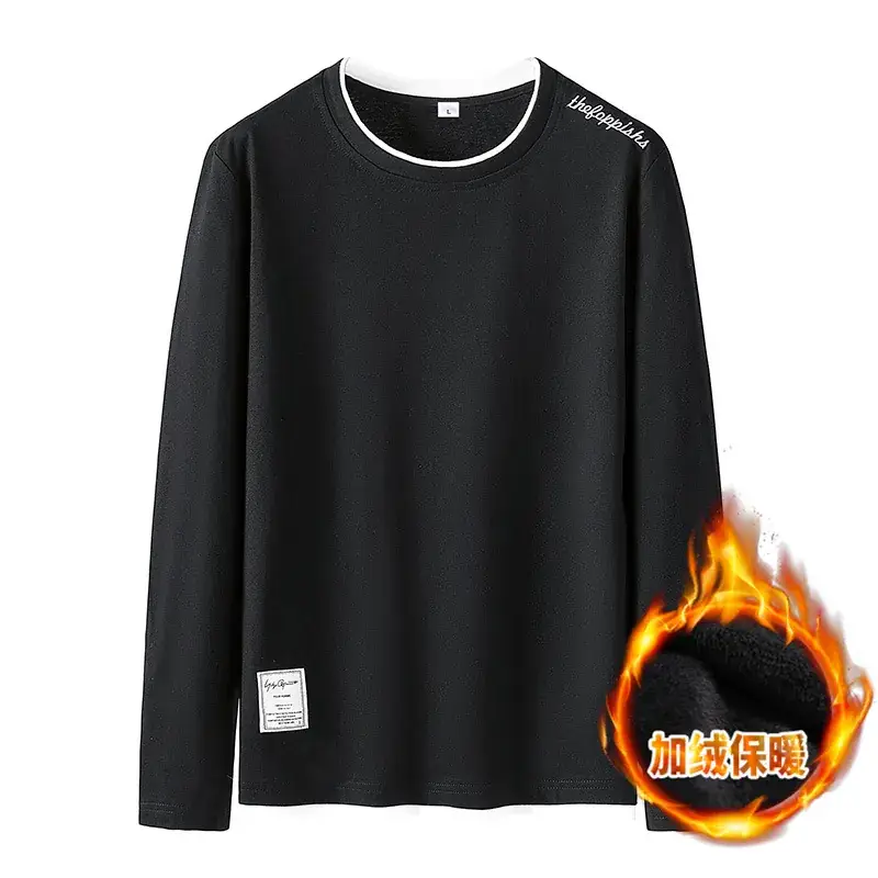Men's Long Sleeve Fleece Lined T-Shirt Set - Image 2