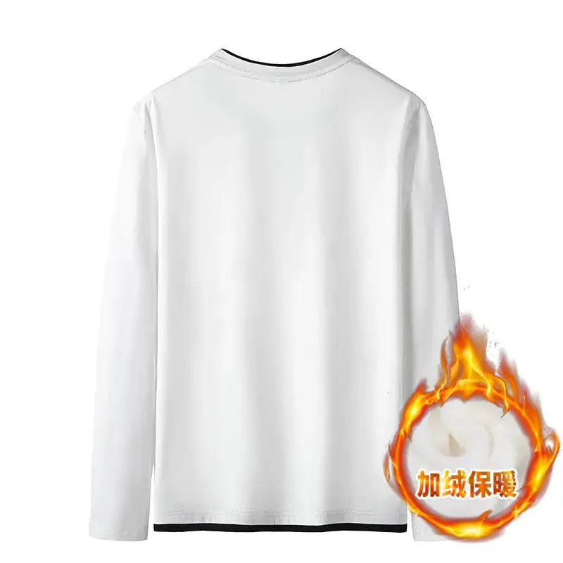 Men's Long Sleeve Fleece Lined T-Shirt Set - Image 6