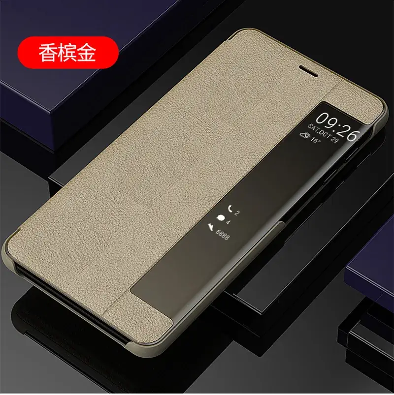 Huawei Honor 30 Leather Protective Case with Side Window Display - Image 3