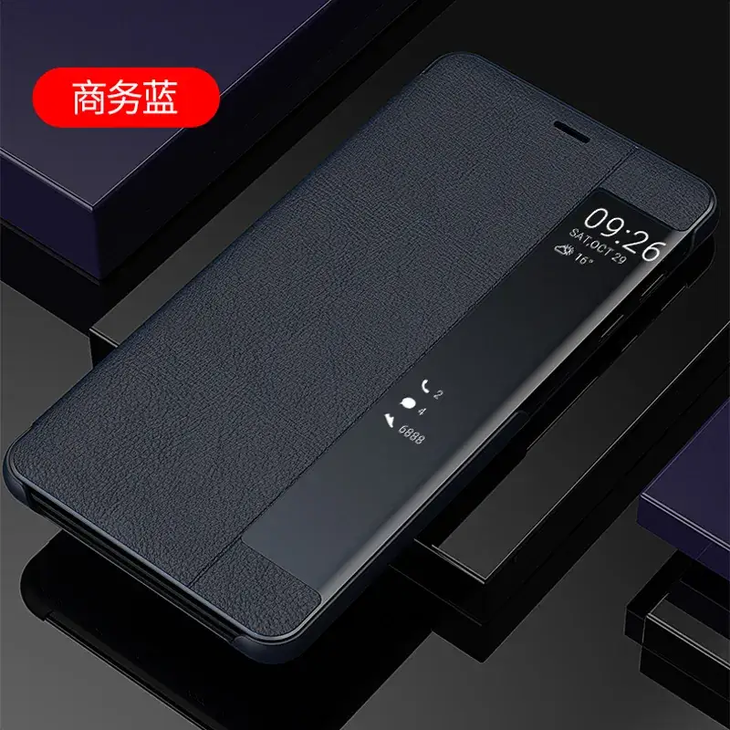Huawei Honor 30 Leather Protective Case with Side Window Display - Image 4