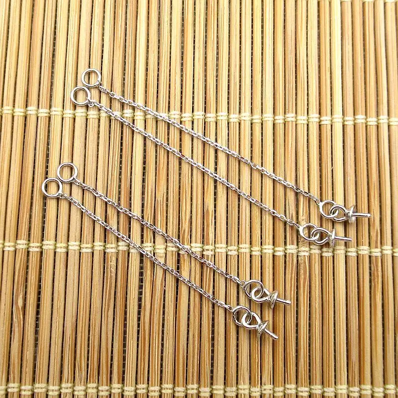 S925 Sterling Silver Pearl Earrings Women Long Tassel Korean Elegant - Image 8