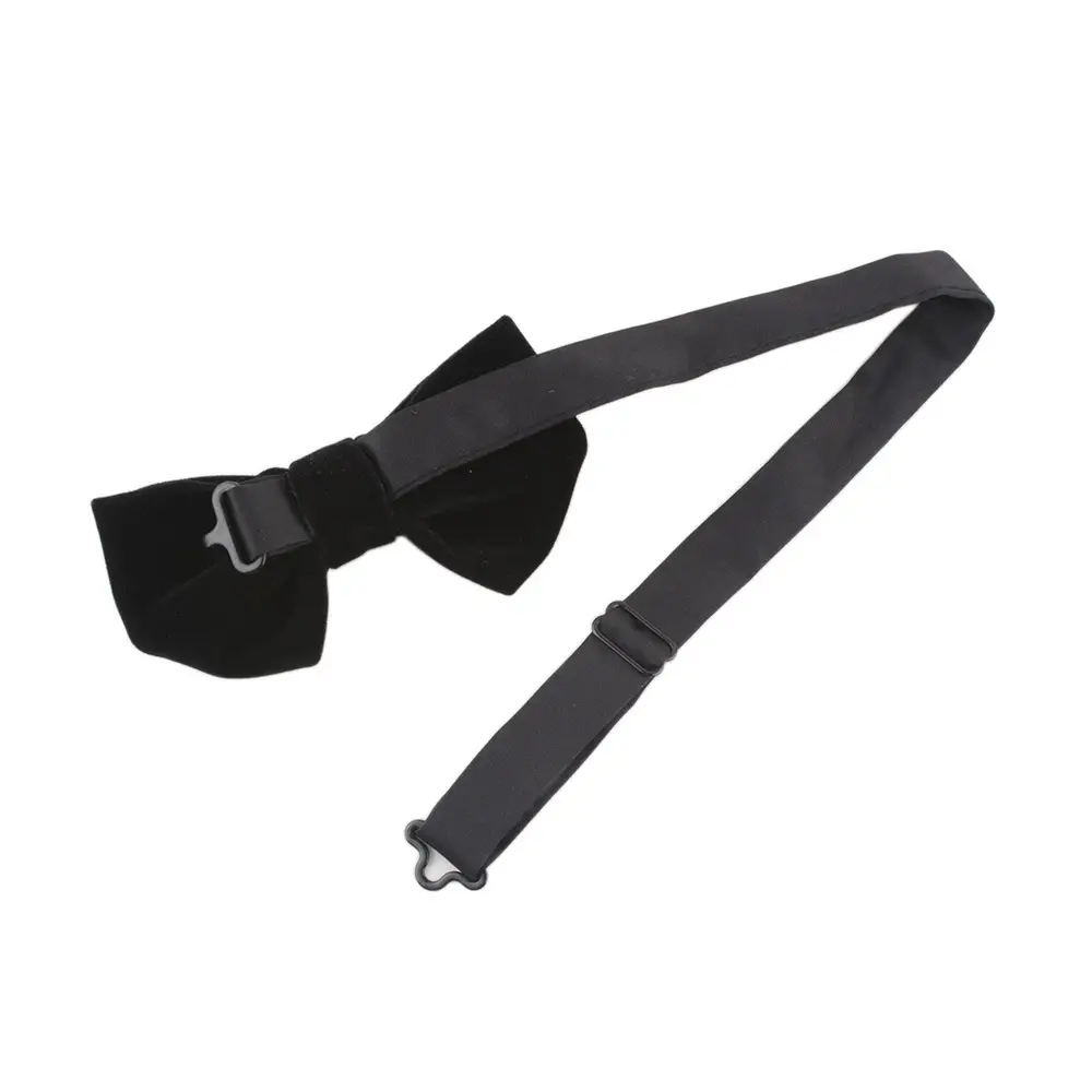 Red Velvet Bow Tie for Men - Image 13