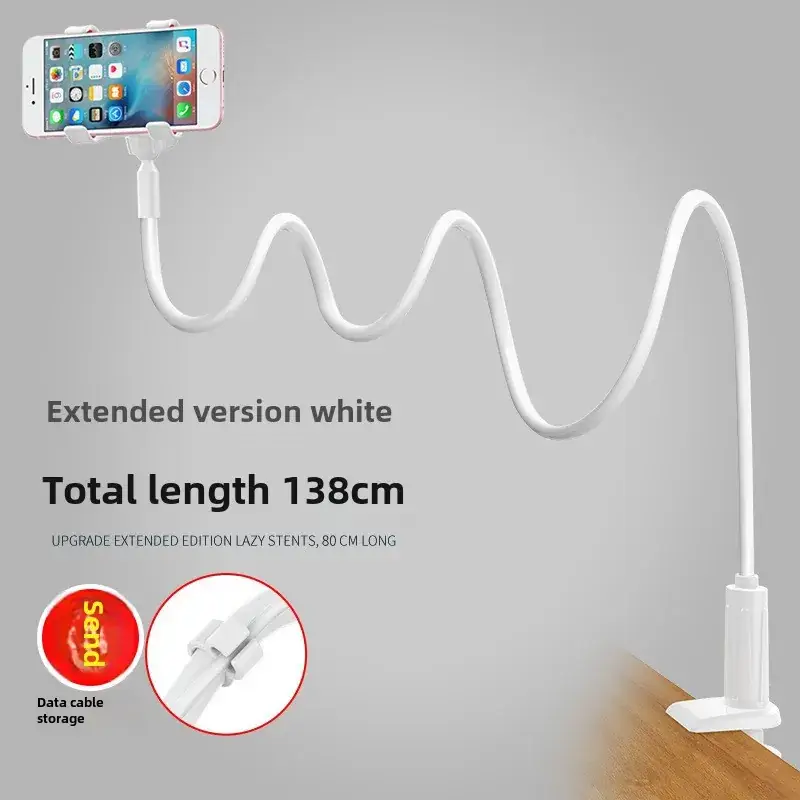 Mobile Phone Stand for iPad 110cm White - Image 8