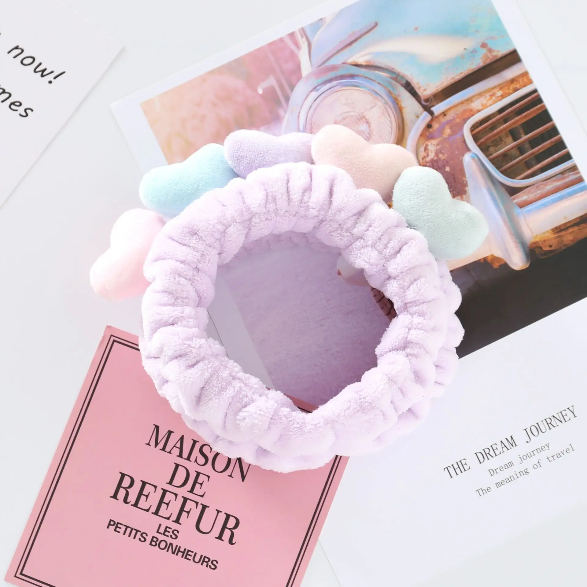 Cute Cartoon Hair Belt Face Wash for Girls - Image 13