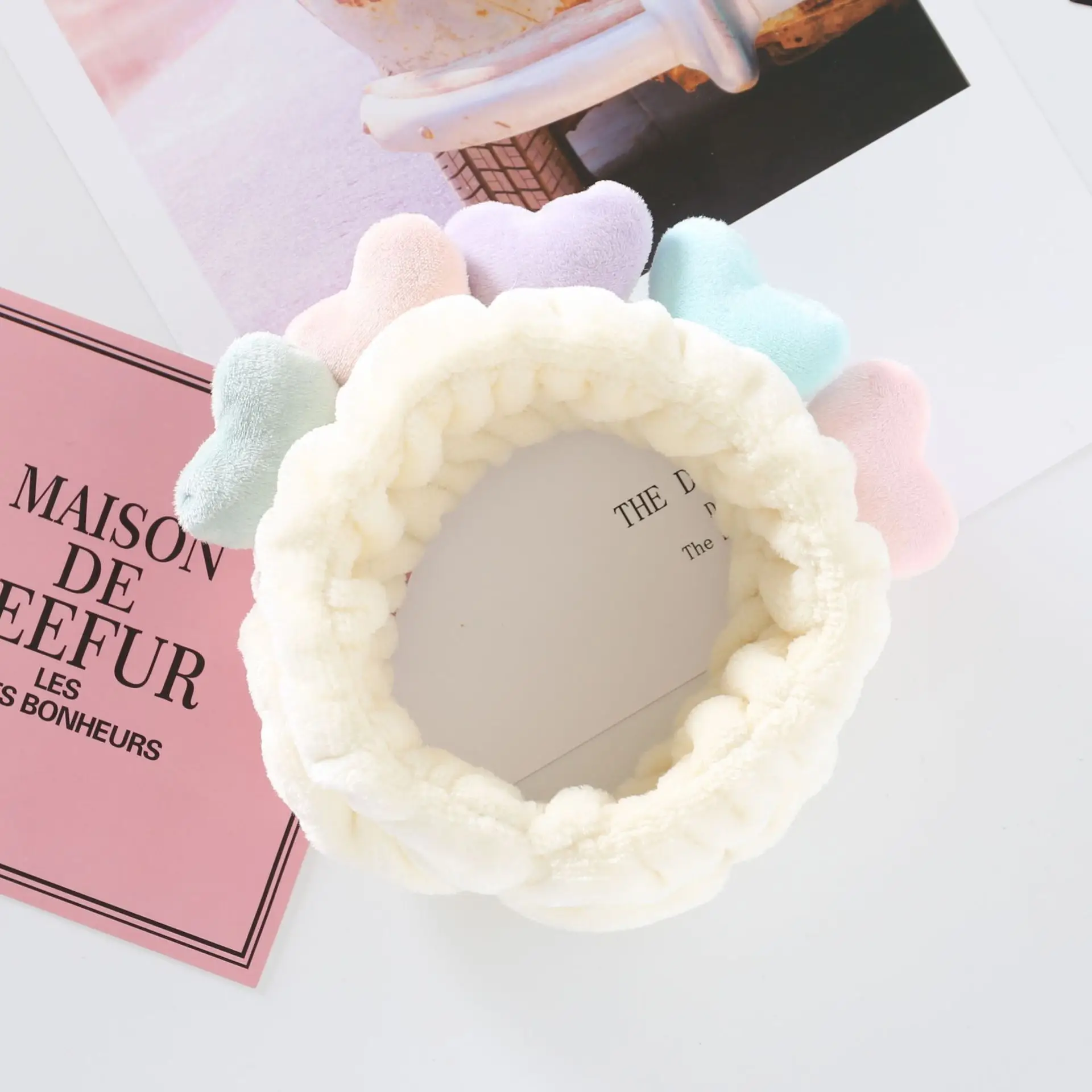 Cute Cartoon Hair Belt Face Wash for Girls - Image 3