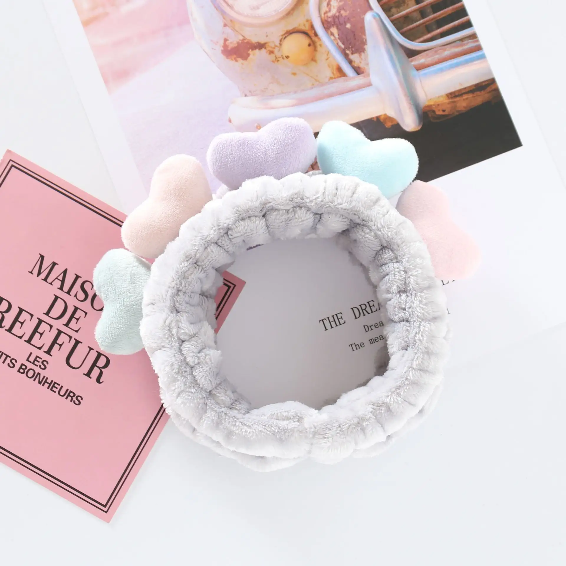 Cute Cartoon Hair Belt Face Wash for Girls - Image 4
