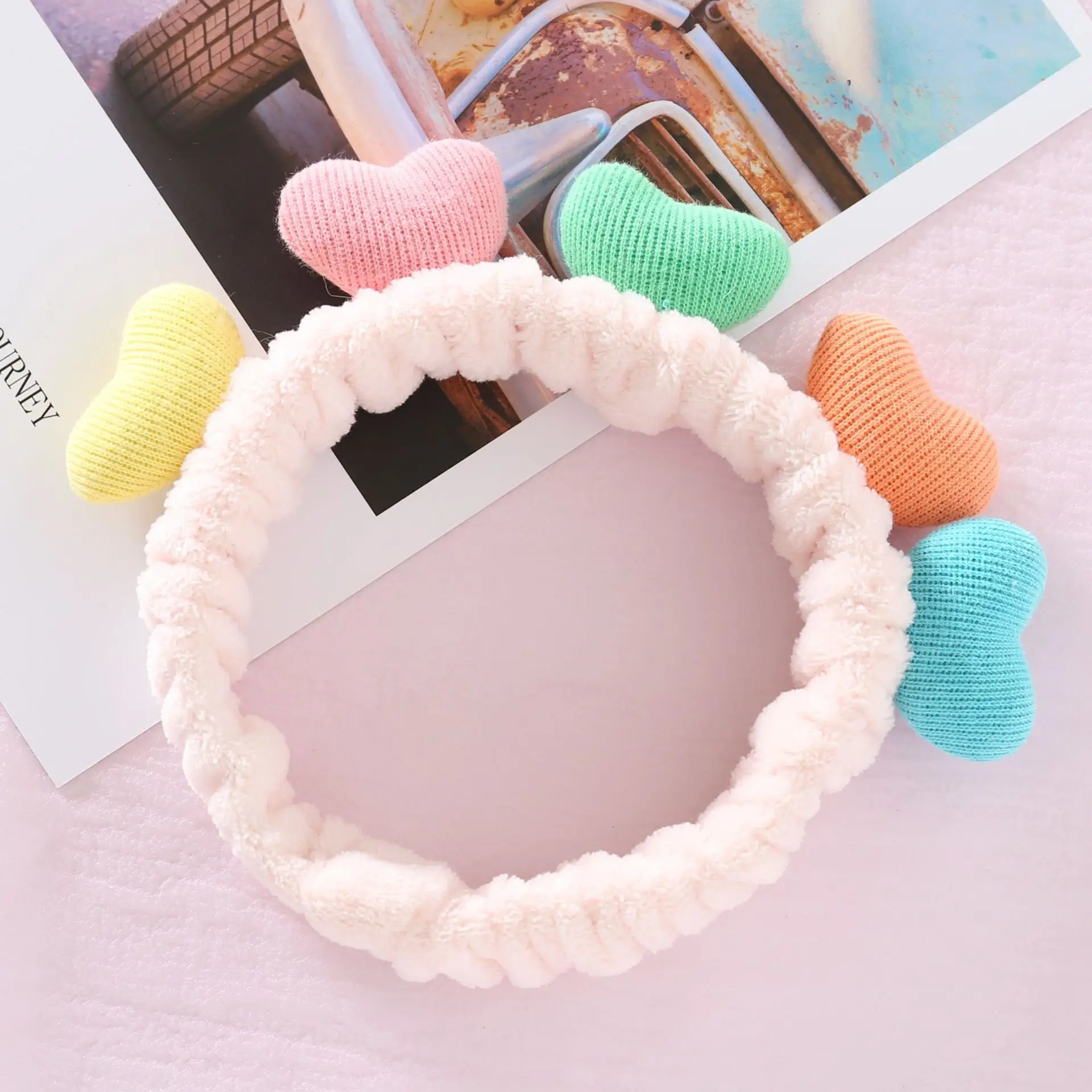 Cute Cartoon Hair Belt Face Wash for Girls - Image 8