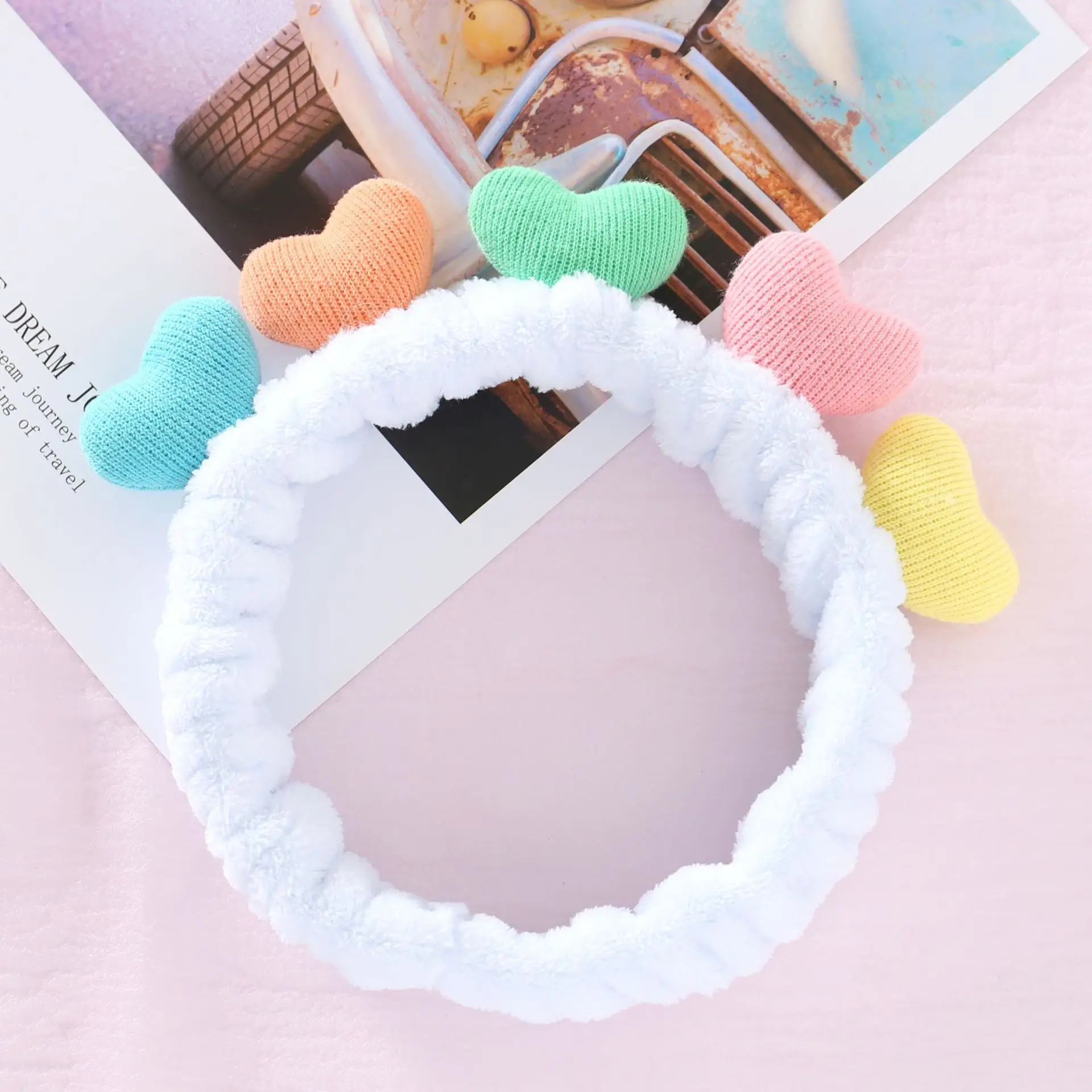 Cute Cartoon Hair Belt Face Wash for Girls - Image 9