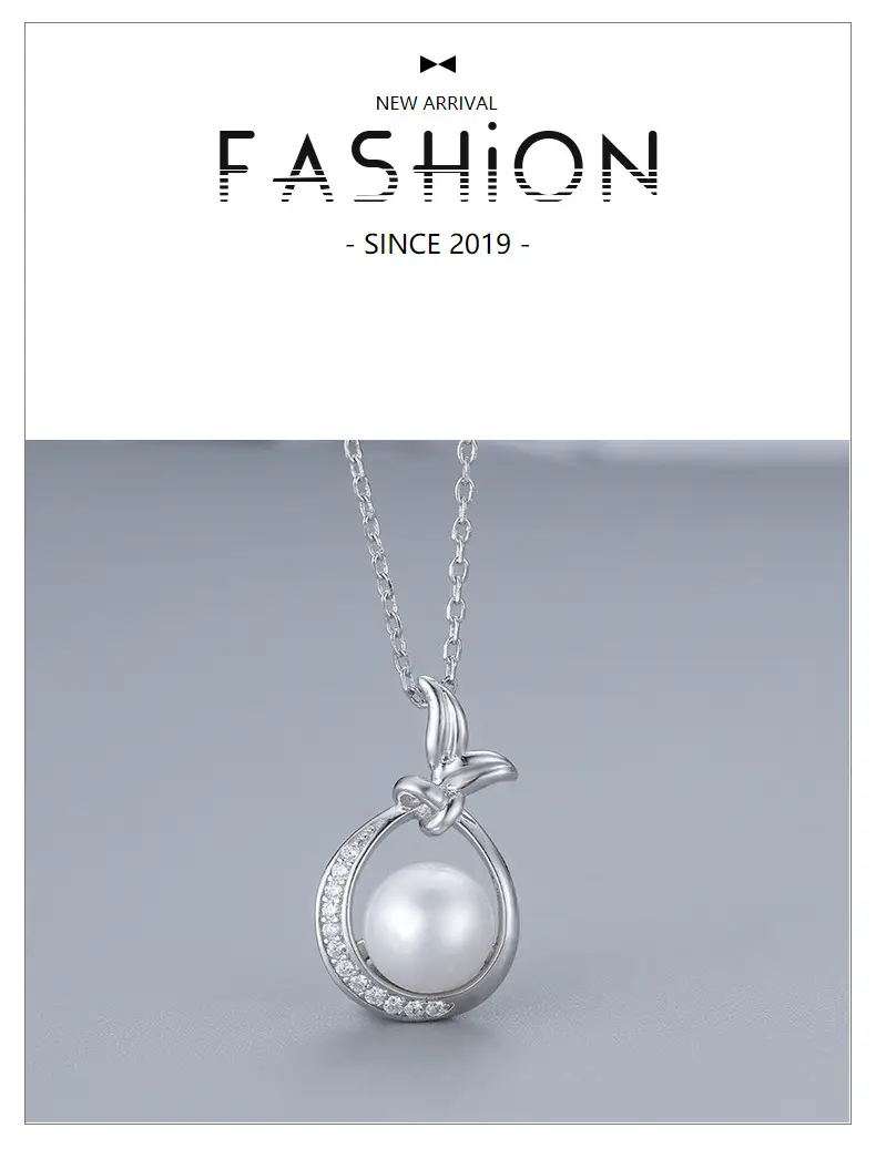 S925 Silver Pearl Clavicle Necklace for Women — feature 25