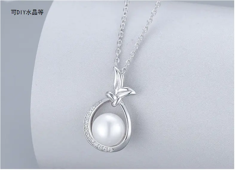S925 Silver Pearl Clavicle Necklace for Women — feature 32