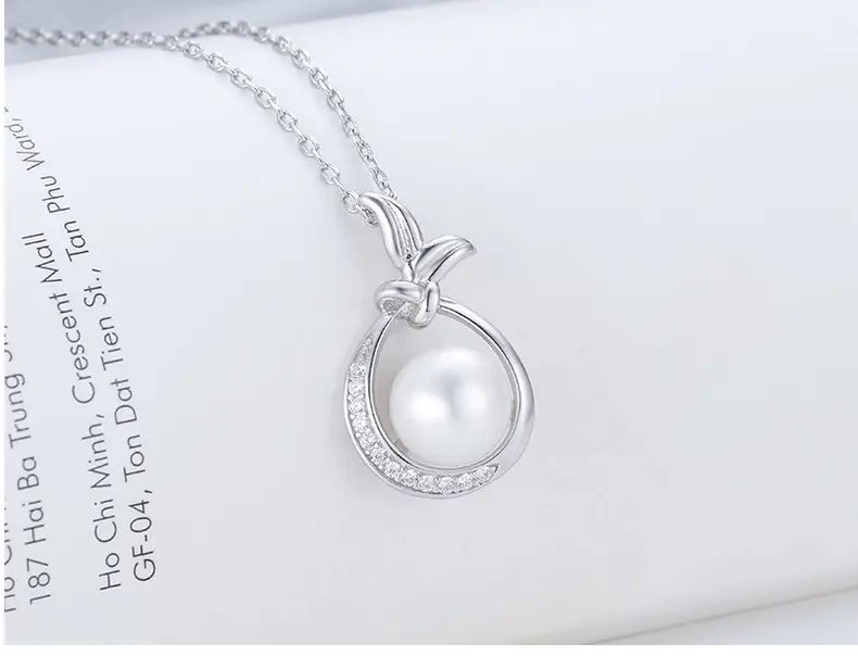S925 Silver Pearl Clavicle Necklace for Women — feature 34