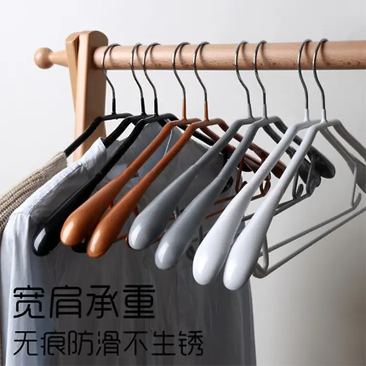 Wide Shoulder Hanger for Clothes Drying Rack Metal Non-Slip - Image 10