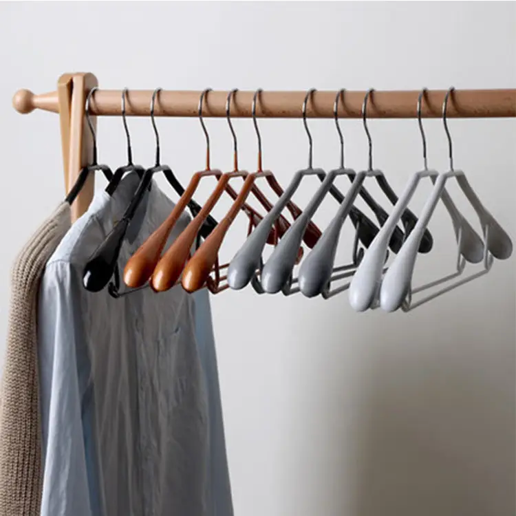 Wide Shoulder Hanger for Clothes Drying Rack Metal Non-Slip - Image 12