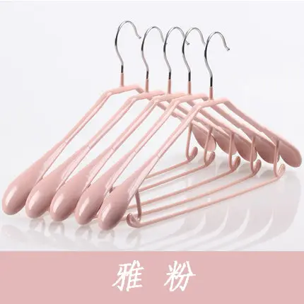 Wide Shoulder Hanger for Clothes Drying Rack Metal Non-Slip - Image 2