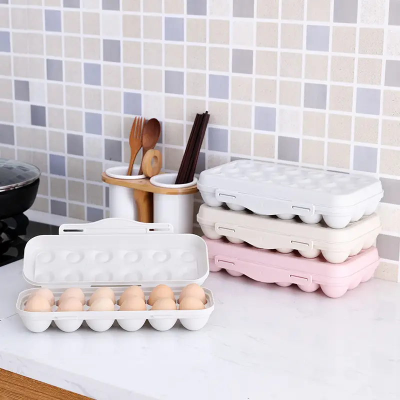 Stackable Egg Storage Box with Lid and Anti-Collision Design - Image 10