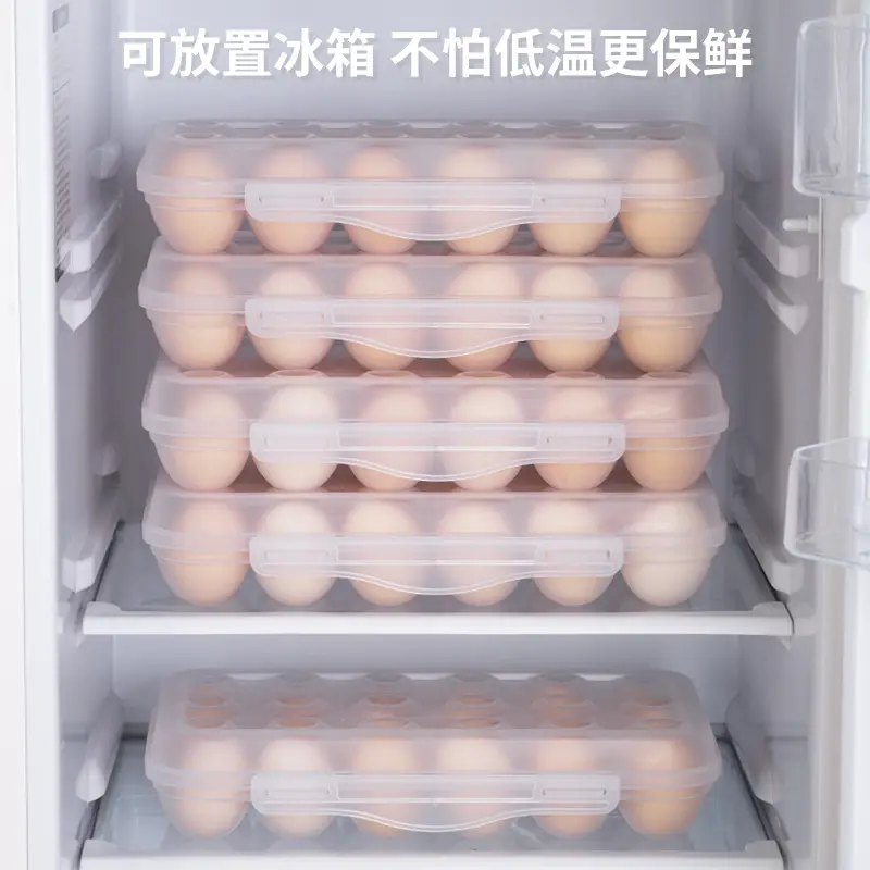 Stackable Egg Storage Box with Lid and Anti-Collision Design - Image 12